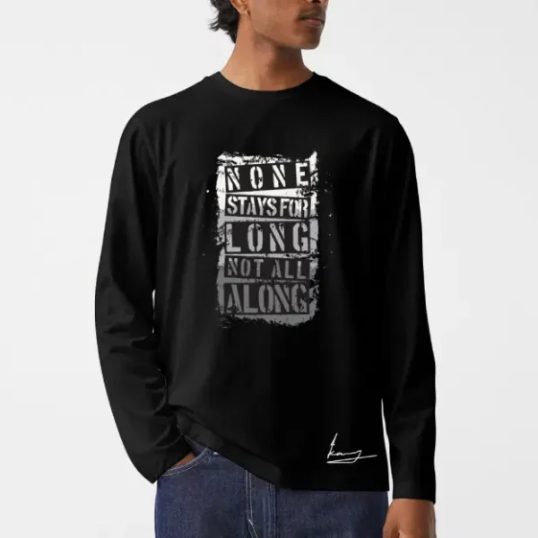 Men Full Sleeve Graphic Design Tshirt